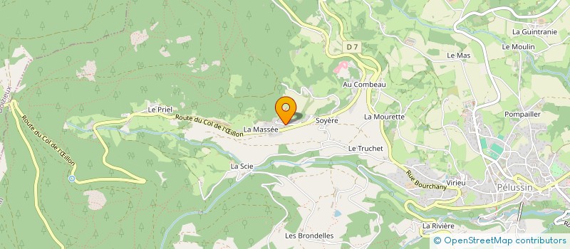 localisation de l'entreprise MADAME BEATRICE LACARELLE  CLONAS-SUR-VAREZE