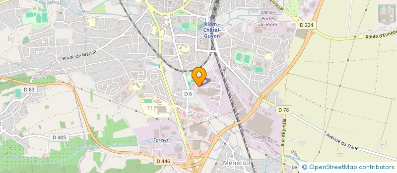 localisation de l'entreprise MADAME BEATRICE LACLARE  CLERMONT-FERRAND