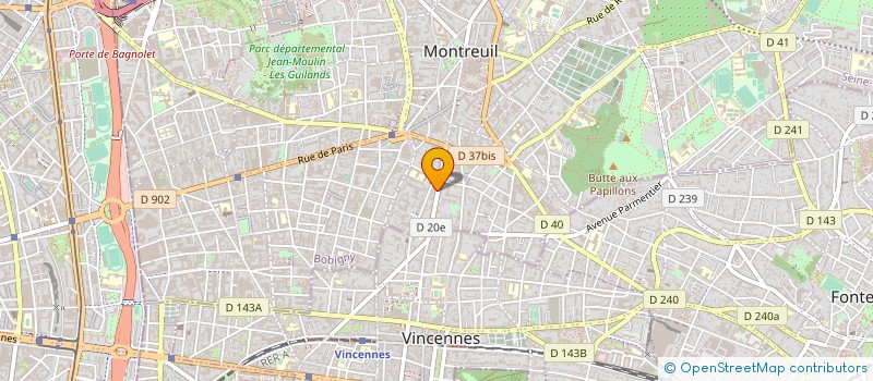 localisation de l'entreprise MADAME BEATRICE LADURELLE à MONTREUIL