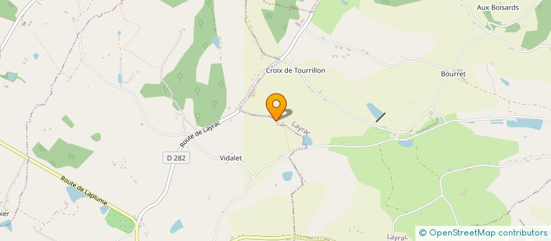 localisation de l'entreprise MADAME BEATRICE LAGARDE  LAYRAC