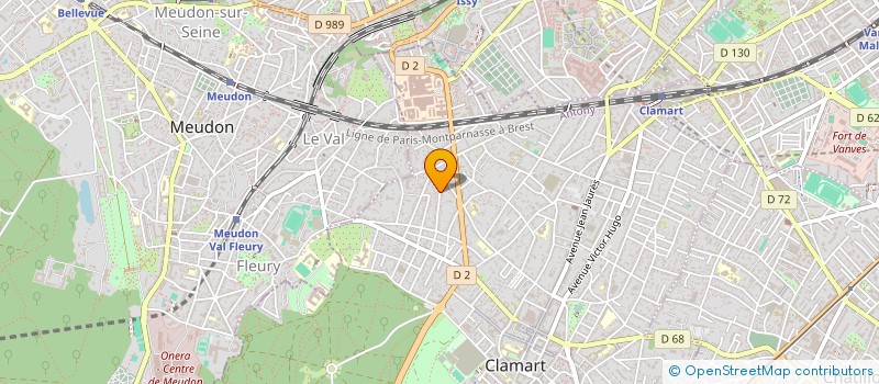 localisation de l'entreprise MADAME BEATRICE LAINE à CLAMART