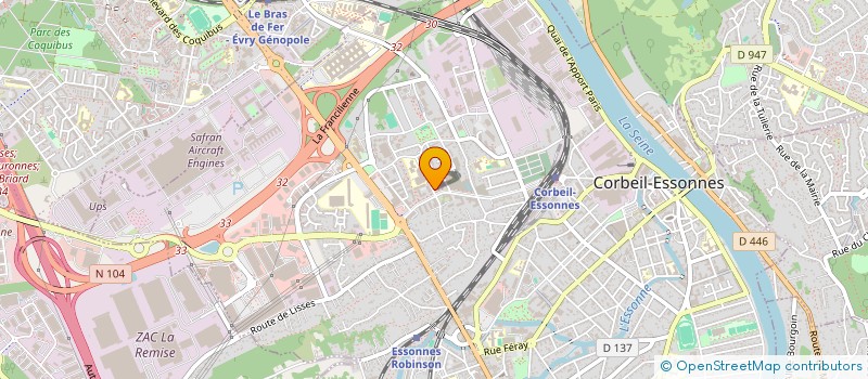 localisation de l'entreprise MADAME BEATRICE LAMY à CORBEIL-ESSONNES
