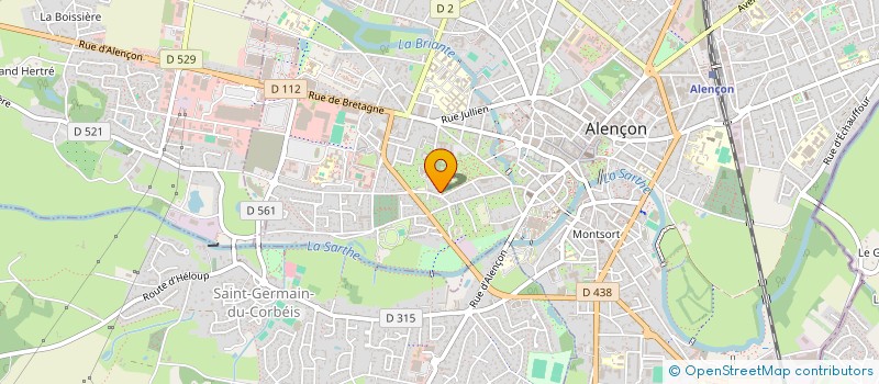localisation de l'entreprise MADAME BEATRICE LANGLOIS à ALENCON