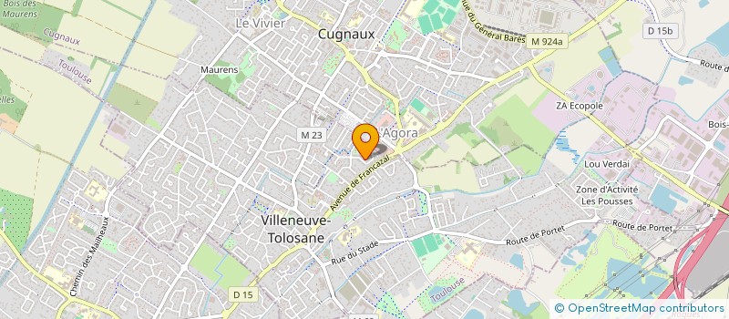 localisation de l'entreprise MADAME BEATRICE LANGLOIS à VILLENEUVE-TOLOSANE