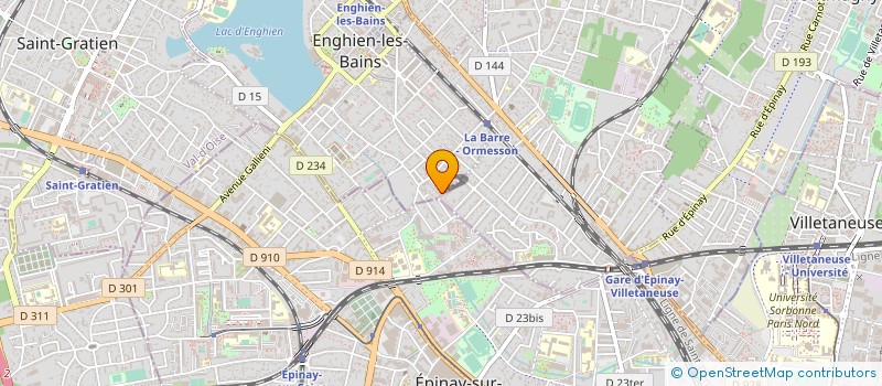 localisation de l'entreprise MADAME BEATRICE LANGLOIS à ENGHIEN-LES-BAINS