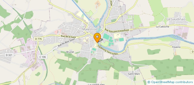 localisation de l'entreprise MADAME BEATRICE LANOE  MALESTROIT