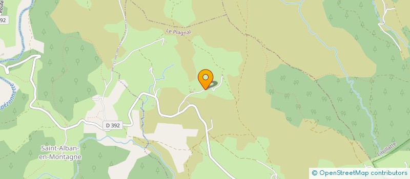 localisation de l'entreprise MADAME BEATRICE LAPATA  LE PLAGNAL