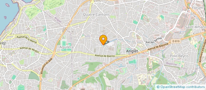 localisation de l'entreprise MADAME BEATRICE LAPEGUE  ANGLET