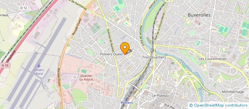 localisation de l'entreprise MADAME BEATRICE LARREA  POITIERS