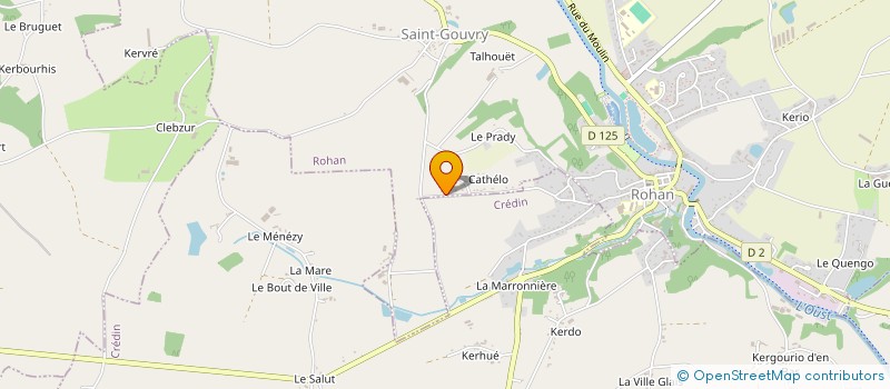 localisation de l'entreprise MADAME BEATRICE LAUDRIN à ROHAN