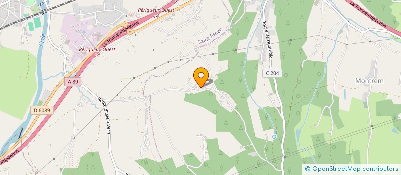 localisation de l'entreprise MADAME BEATRICE LAUNAY  MONTREM