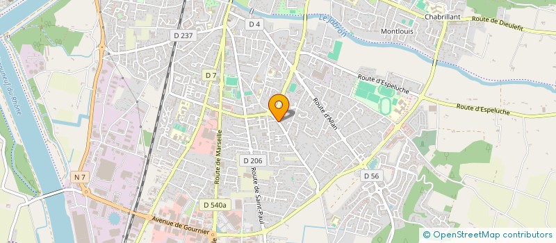 localisation de l'entreprise MADAME BEATRICE LAUNAY  MONTELIMAR