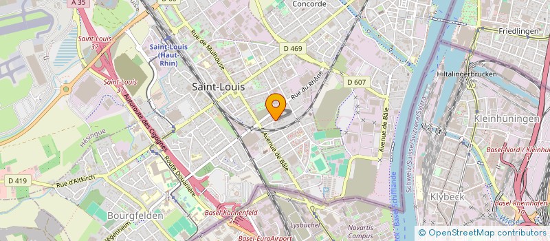 localisation de l'entreprise MADAME BEATRICE LAUPPI  SAINT-LOUIS