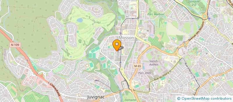 localisation de l'entreprise MADAME BEATRICE LAURENCE  MONTPELLIER