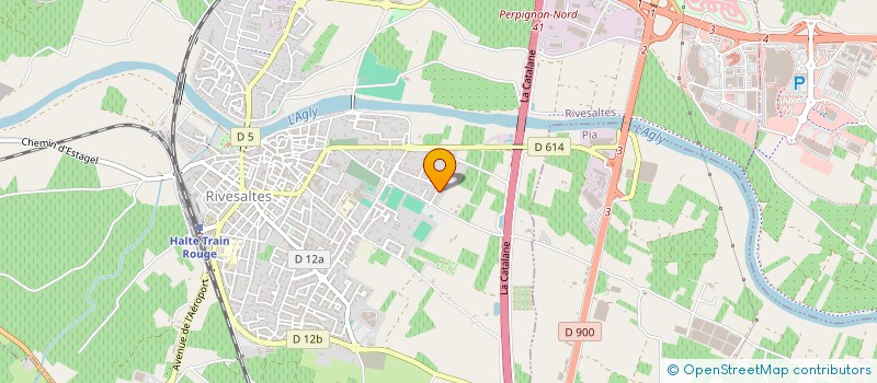 localisation de l'entreprise MADAME BEATRICE LAURENT  RIVESALTES