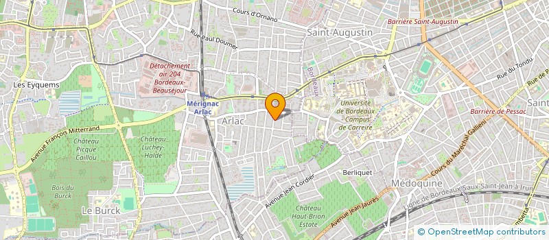 localisation de l'entreprise MADAME BEATRICE LAURIER à MERIGNAC