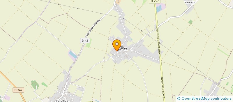 localisation de l'entreprise MADAME BEATRICE LAVERGNE  SAINT-MARTIN-LA-PALLU