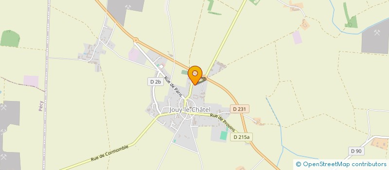 localisation de l'entreprise MADAME BEATRICE LAZERGES à JOUY-LE-CHATEL