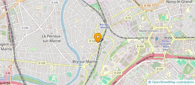 localisation de l'entreprise MADAME BEATRICE LE BAUT à BRY-SUR-MARNE