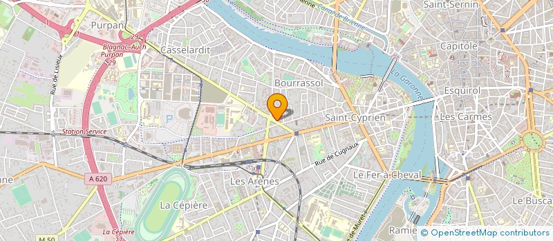 localisation de l'entreprise MADAME BEATRICE LE BLANC à TOULOUSE