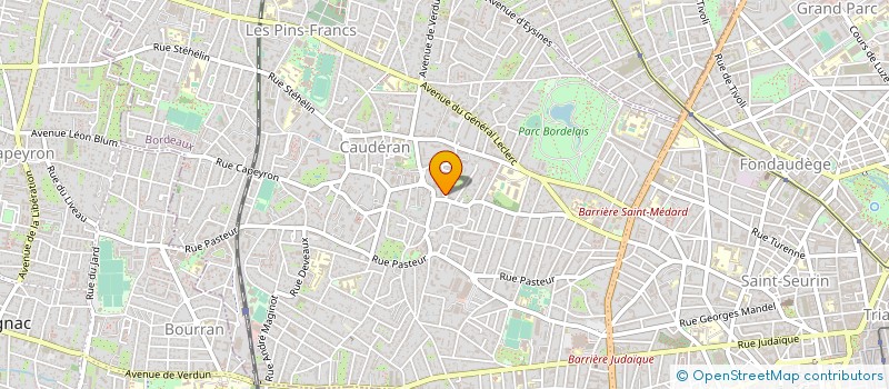 localisation de l'entreprise MADAME BEATRICE LE CALVEZ  BORDEAUX