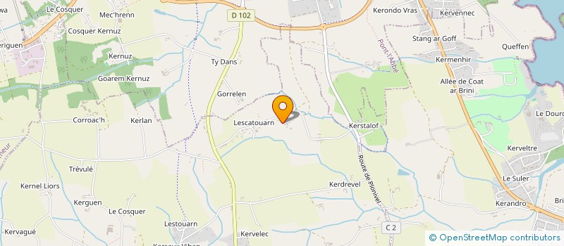 localisation de l'entreprise MADAME BEATRICE LE CALVEZ  PLOBANNALEC-LESCONIL