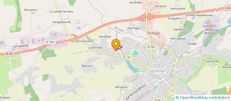 localisation de l'entreprise MADAME BEATRICE LE RAY  PLUMELIN