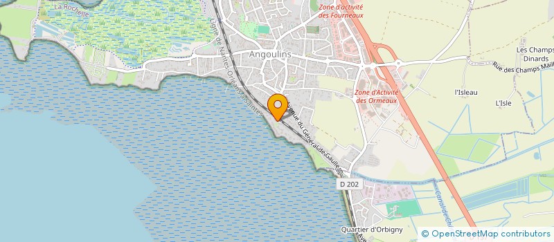 localisation de l'entreprise MADAME BEATRICE LE TROANEC  ANGOULINS