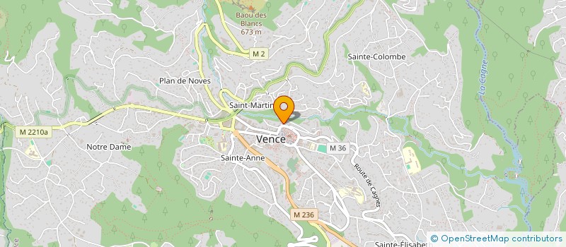 localisation de l'entreprise MADAME BEATRICE LEBELLOIS à VENCE
