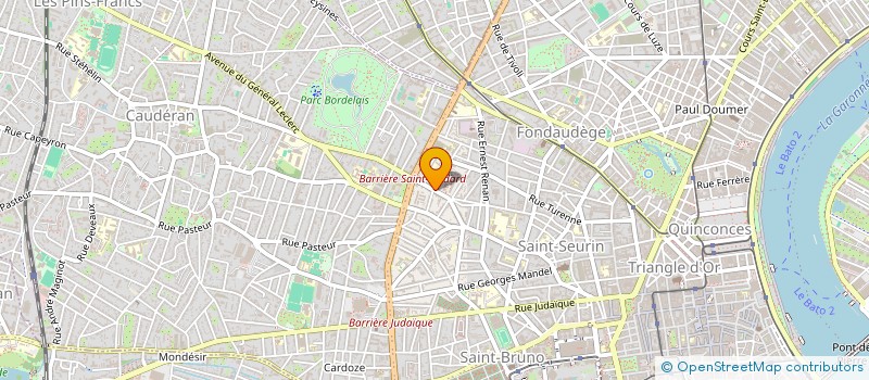 localisation de l'entreprise MADAME BEATRICE LEBLANC  BORDEAUX