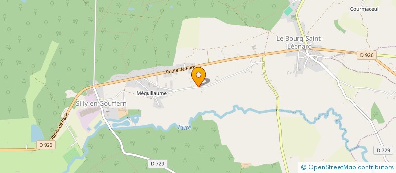 localisation de l'entreprise MADAME BEATRICE LEBLANC à GOUFFERN EN AUGE