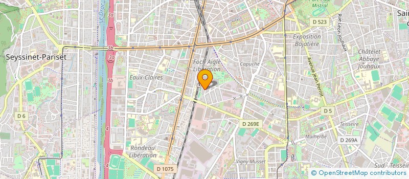 localisation de l'entreprise MADAME BEATRICE LECHEVALLIER à GRENOBLE