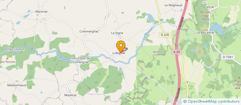 localisation de l'entreprise MADAME BEATRICE LEDON à ARNAC-LA-POSTE