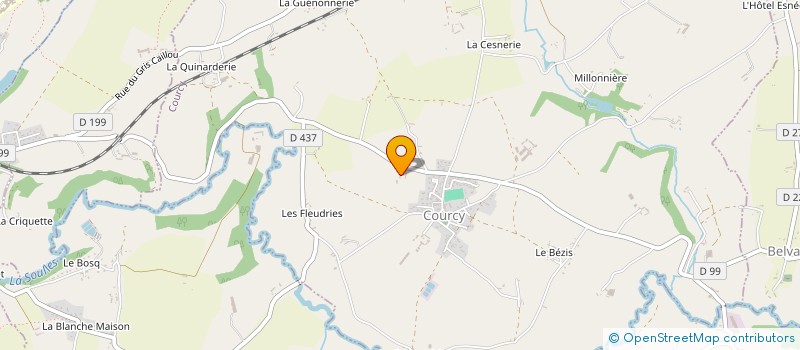 localisation de l'entreprise MADAME BEATRICE LEDOUX à NICORPS