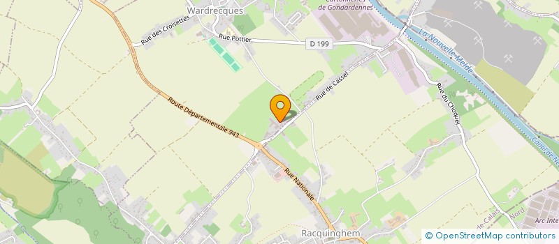 localisation de l'entreprise MADAME BEATRICE LEDOUX  WARDRECQUES