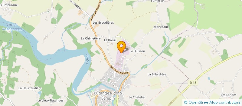 localisation de l'entreprise MADAME BEATRICE LEDUC à PUTANGES-LE-LAC
