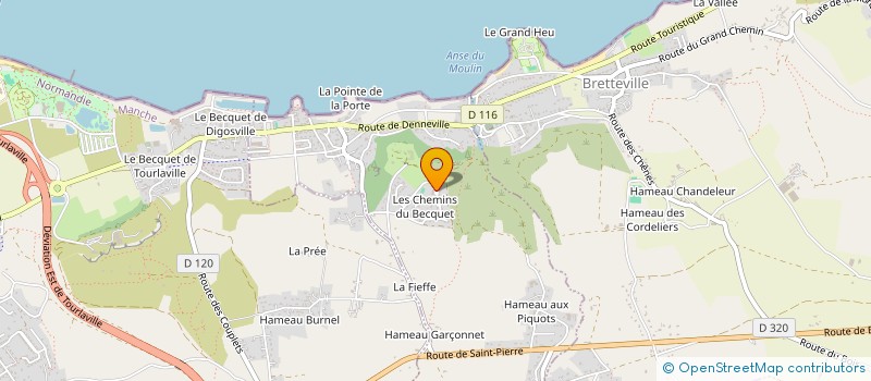 localisation de l'entreprise MADAME BEATRICE LEFEBVRE  DIGOSVILLE