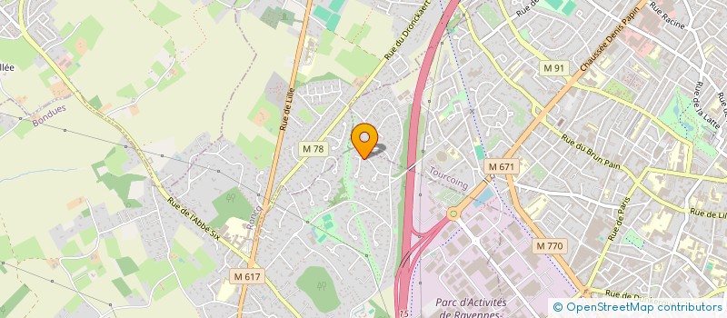 localisation de l'entreprise MADAME BEATRICE LEFEVERE  BONDUES