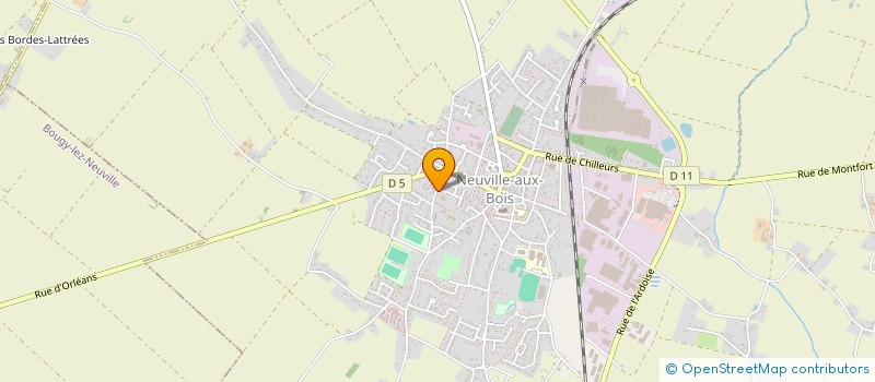 localisation de l'entreprise MADAME BEATRICE LEFEVRE à NEUVILLE-AUX-BOIS