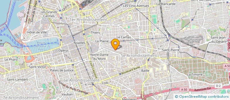 localisation de l'entreprise MADAME BEATRICE LEGRAND à MARSEILLE