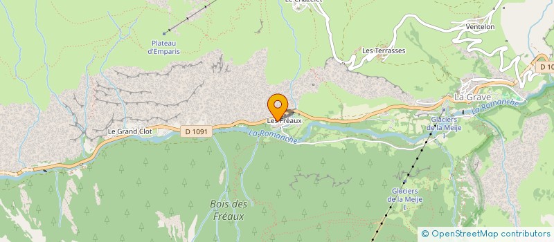 localisation de l'entreprise MADAME BEATRICE LEITNER  LA GRAVE