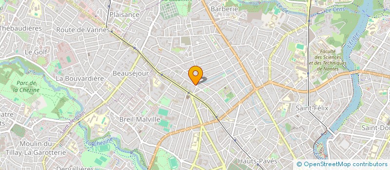 localisation de l'entreprise MADAME BEATRICE LEMAIRE à NANTES