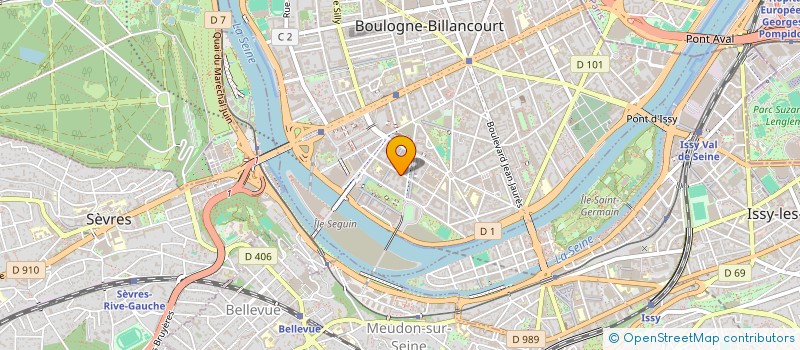 localisation de l'entreprise MADAME BEATRICE LEMAN  BOULOGNE-BILLANCOURT