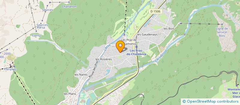 localisation de l'entreprise MADAME BEATRICE LEMARIE  CHAMONIX-MONT-BLANC