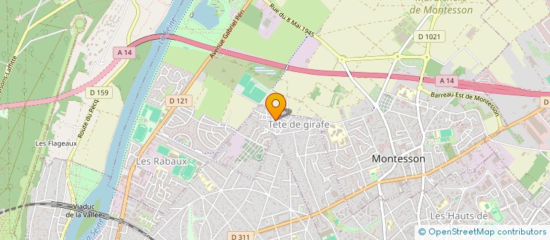 localisation de l'entreprise MADAME BEATRICE LEMBEYE  CHATOU