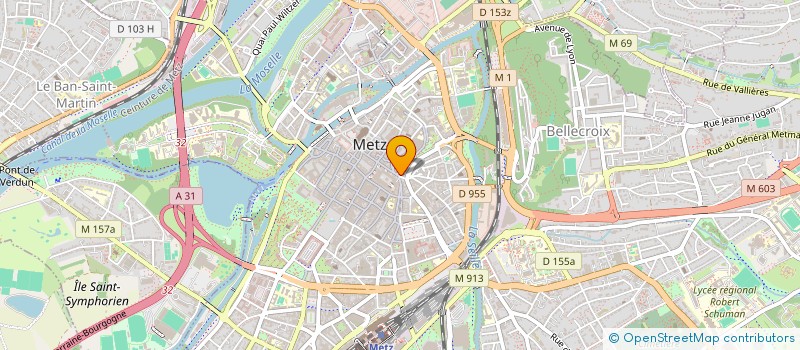 localisation de l'entreprise MADAME BEATRICE LEMOINE  METZ