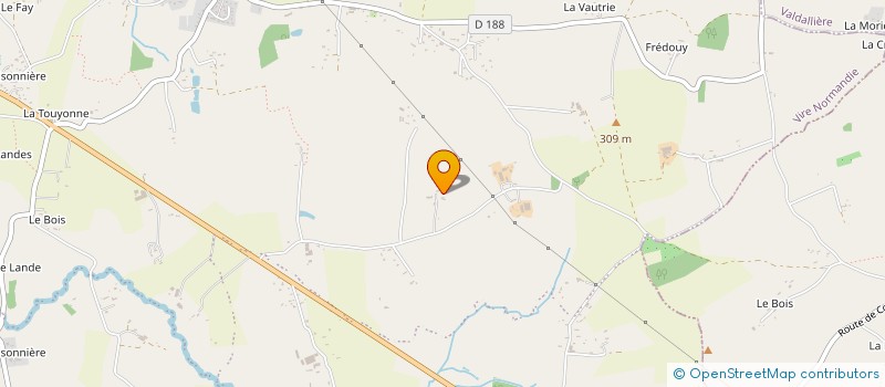 localisation de l'entreprise MADAME BEATRICE LENOBLE  VIRE-NORMANDIE