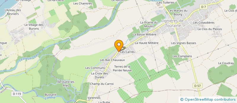 localisation de l'entreprise MADAME BEATRICE LEON à LIGNIERES-DE-TOURAINE
