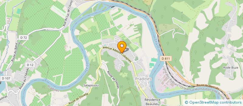 localisation de l'entreprise MADAME BEATRICE LEPERD  PRADINES