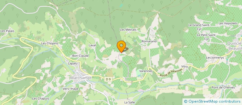 localisation de l'entreprise MADAME BEATRICE LEPOUTRE  MARCHAMPT